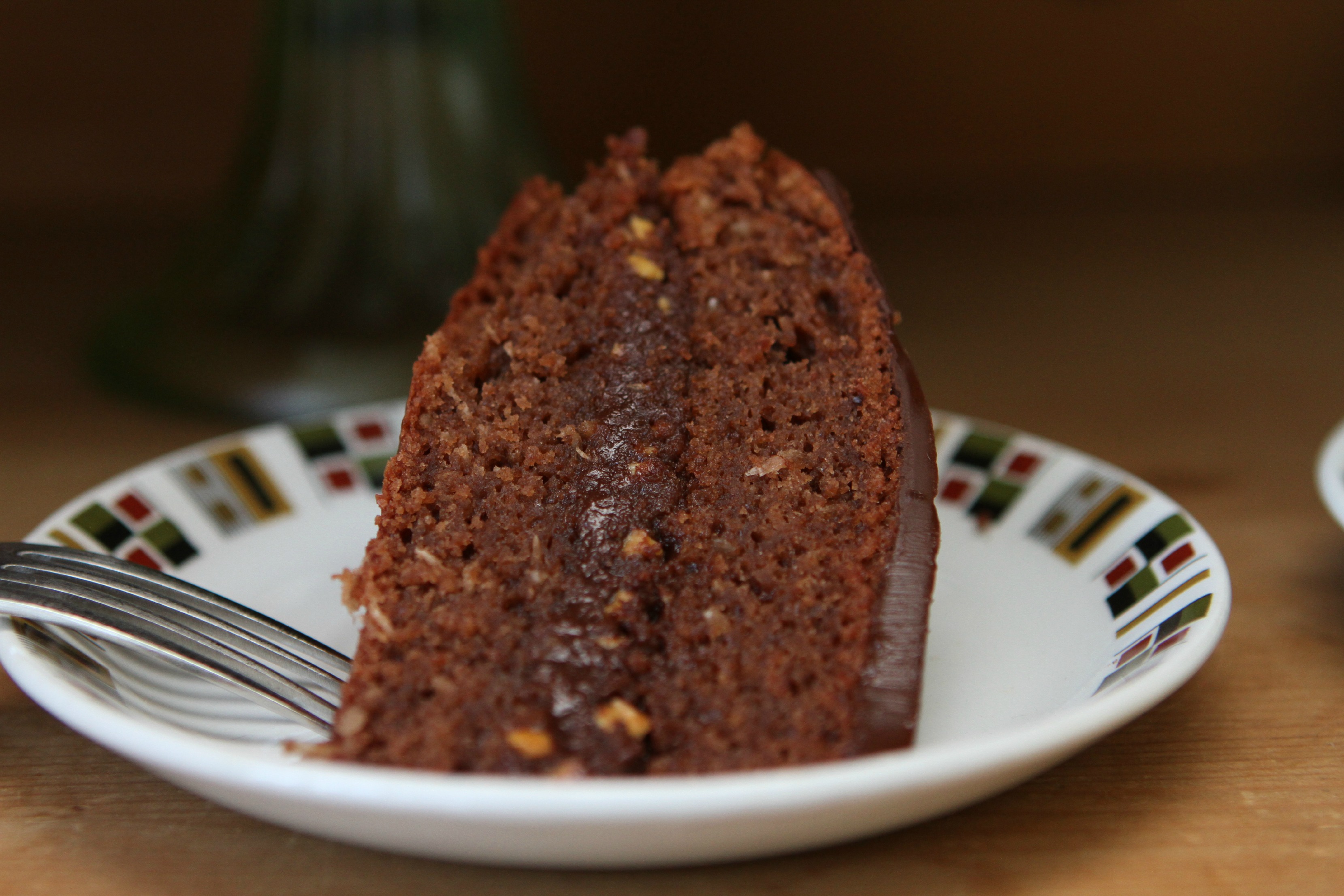 Beetroot, Coconut & Chocolate Cake with a Chocolate & Peanut Butter