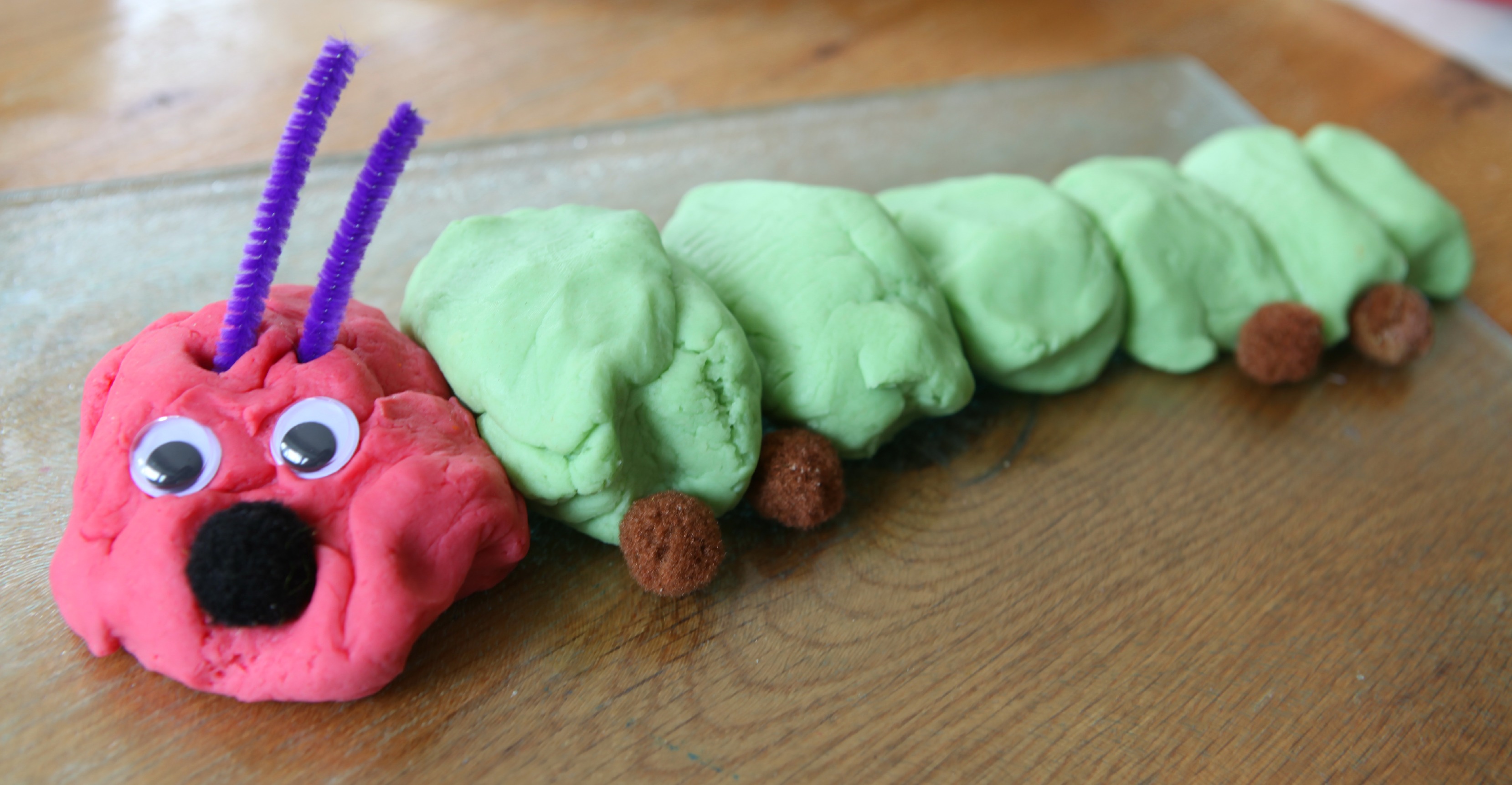 The Very Hungry Caterpillar Play Dough Sensory Play Mummy Mishaps